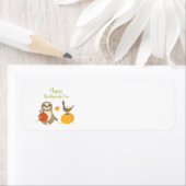 Bon thanksgiving Day Sloth avec étiquette dinde (En situation)