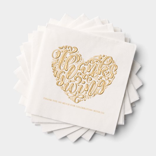 Bon thanksgiving de calligraphie cardiaque (Insitu (empilé))