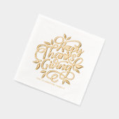 Bon thanksgiving de lettrage à la main (Gauche)