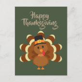 Bon thanksgiving dinde ajouter carte postale de vo (Devant)