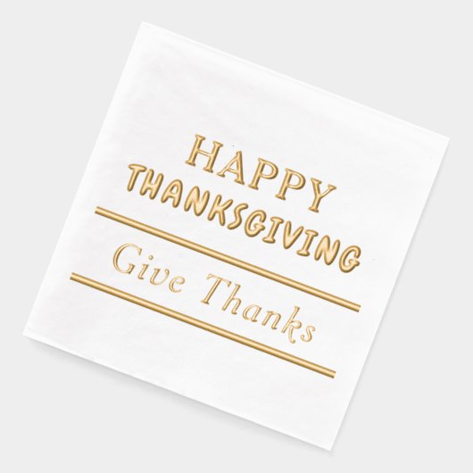 Bon thanksgiving Donner Merci Typographie (Gauche)