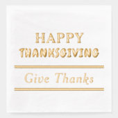 Bon thanksgiving Donner Merci Typographie (Recto)