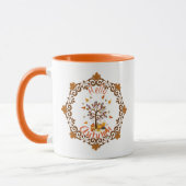 Bon thanksgiving et bonjour automne orange MUG (Gauche)