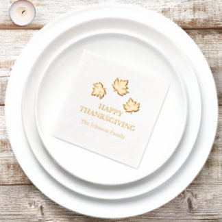 Bon thanksgiving Feuille d'automne