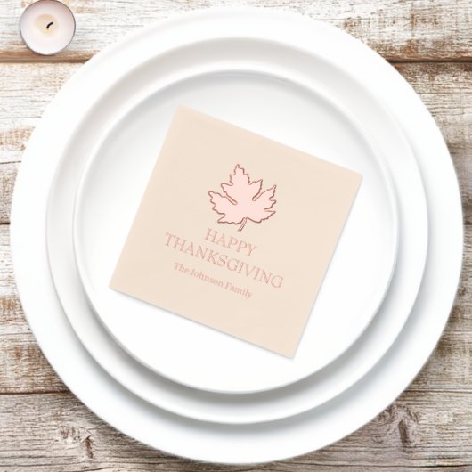 Bon thanksgiving Feuille d'automne (Insitu)