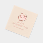 Bon thanksgiving Feuille d'automne (Gauche)