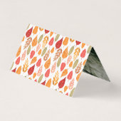 Bon thanksgiving Feuilles d'automne (Back)