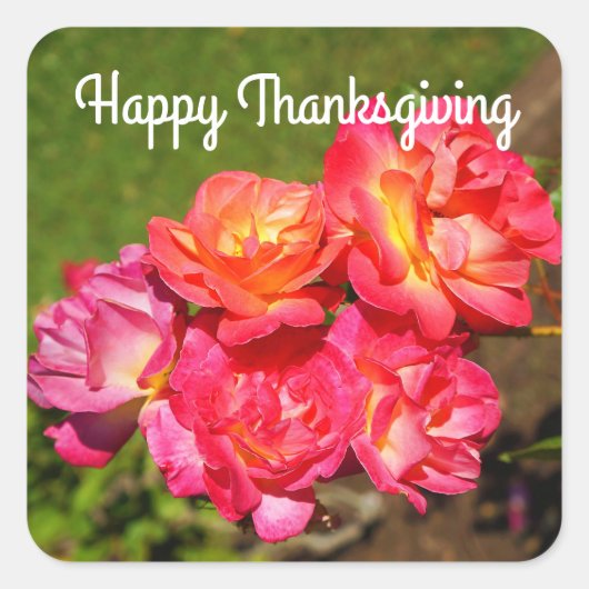 Bon thanksgiving Joseph’s Coat Rose #1 Stickers (Devant)