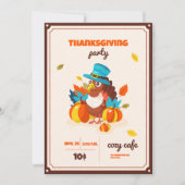 Bon thanksgiving Jour de fête invitation (Devant)