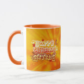 Bon thanksgiving jour orange MUG (Gauche)