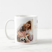 Bon thanksgiving Maman 2 Photos Carrés Café Mug (Gauche)