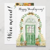 Bon thanksgiving Nouveau Faire-part résidentiel (Devant / Derrière)