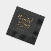 Bon thanksgiving Pain Serviettes Emballées (Gauche)