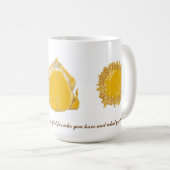 Bon thanksgiving Pies Et Turquie Merci Mug (Devant droit)