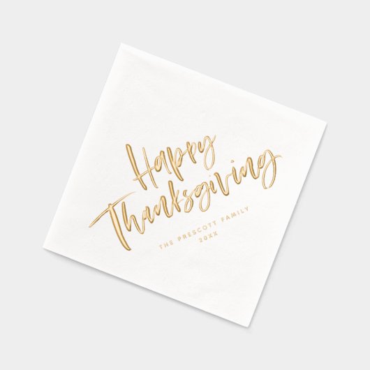 Bon thanksgiving simple script de brosse moderne (Gauche)