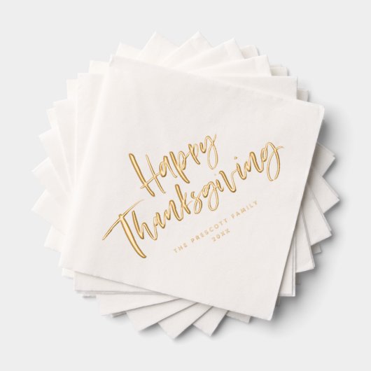 Bon thanksgiving simple script de brosse moderne (Insitu (empilé))