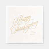 Bon thanksgiving simple script élégant (Recto)