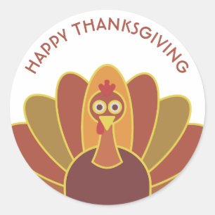 Bon thanksgiving simple Turquie   Sticker