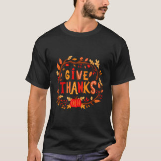 Bon thanksgiving T-shirt Turquie Idée de la fête d