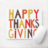 BON THANKSGIVING ! Tapis de souris (Avec souris)