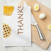 BON THANKSGIVING tourte dinde tourte serviette de  (Quart Plié)