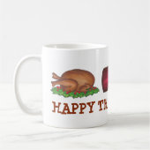 Bon thanksgiving Turc Cranberry Pie Slice Mug (Gauche)