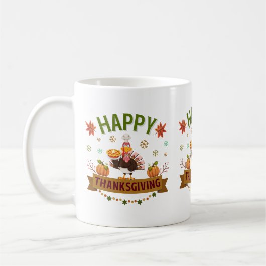 Bon thanksgiving Turquie Mug (Gauche)