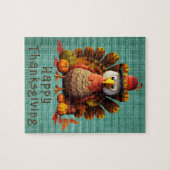 Bon thanksgiving Turquie Puzzle (Horizontal)