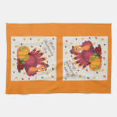 Bon thanksgiving Turquie serviette de cuisine (Horizontal)