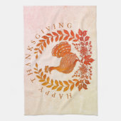 Bon thanksgiving Turquie serviette de cuisine (Vertical)