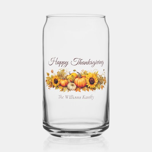 Bon thanksgiving Vintage Citrouilles Automne perso (Recto)