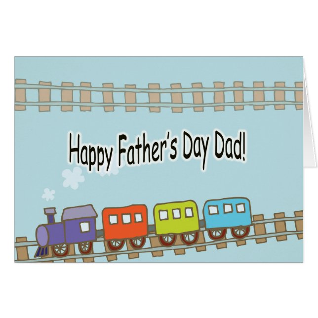 Bon train de Fêtes des pères (Devant horizontal)