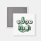 Bon travail ! aimant (Recto/Verso)