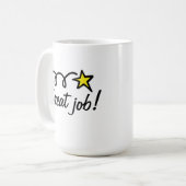 Bon Travail ! Cadeau De Mug De Café Pour Les Emplo (Devant gauche)