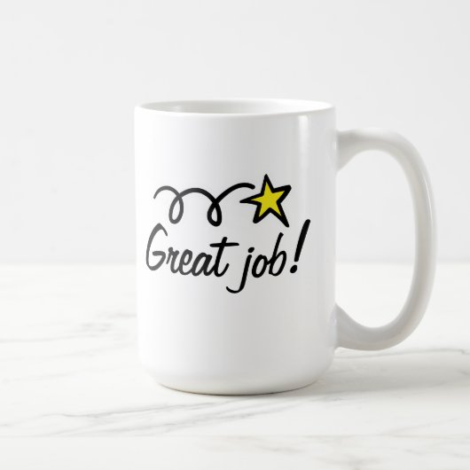 Bon Travail ! Cadeau De Mug De Café Pour Les Emplo (Droite)
