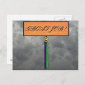 BON TRAVAIL ! carte postale (Devant / Derrière)