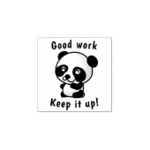 BON TRAVAIL DE BASE PANDA TAMPON DE CAOUTCHOUC (Impression)