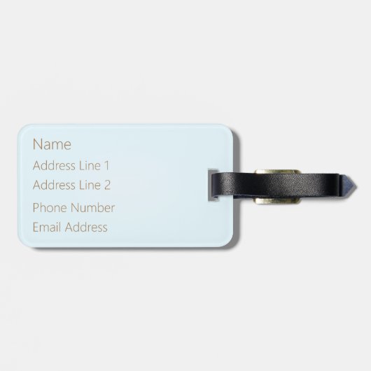 "Bon Voyage!" 3  schepen op Zee Custom Bagagelabel (Achterkant horizontaal)