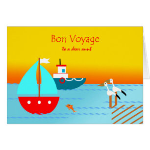 Bon Voyage aan een Beste tante, Boats, Pelicans, S