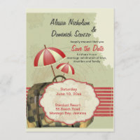 Bon Voyage Aankondiging van de Bewaar-de-datum