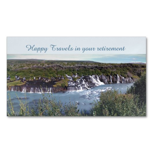 Bon voyage aimant de retraite (devant)
