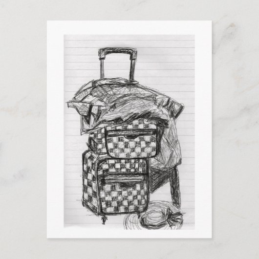 BON VOYAGE BRIEFKAART (Voorkant)