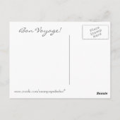 Bon Voyage Briefkaart (Achterkant)