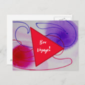 Bon Voyage Briefkaart (Voorkant / Achterkant)