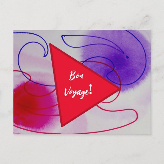 Bon Voyage Briefkaart (Voorkant)