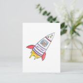 Bon Voyage Briefkaart (Staand voorkant)