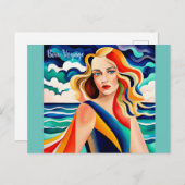 Bon Voyage Briefkaart (Voorkant / Achterkant)