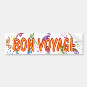 Bon Voyage Bumpersticker