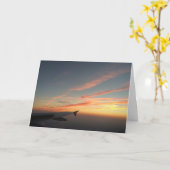 Bon voyage, carte (Fleur jaune)