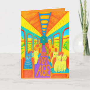 Bon Voyage Carte de départ Bonne chance au revoir